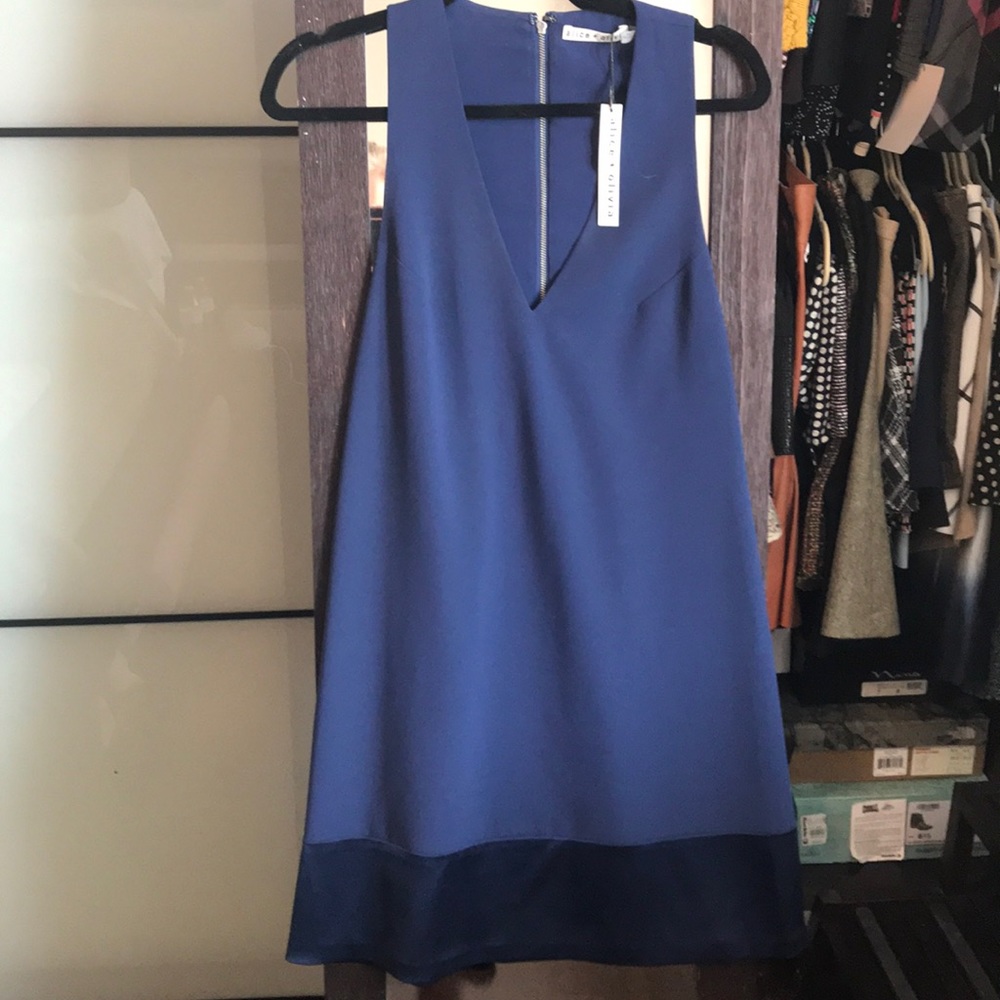 Alice + Olivia NWT blue dress - Picture 3 of 7